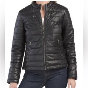 Bod & Christensen | NWT Samantha Leather Jacket Black Size L